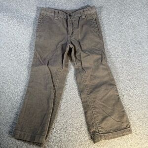 Greendog Boys Corduroy Pants Tan Size 7 Adjustable Waist 100% Cotton 24x19